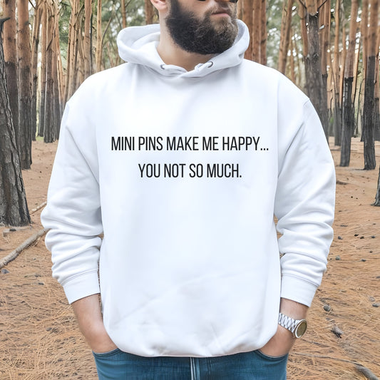 Mini Pins Make Me Happy Unisex Premium Hoodie