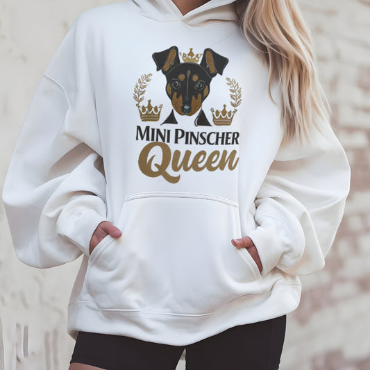 Mini Pinscher Queen Unisex Premium Hoodie