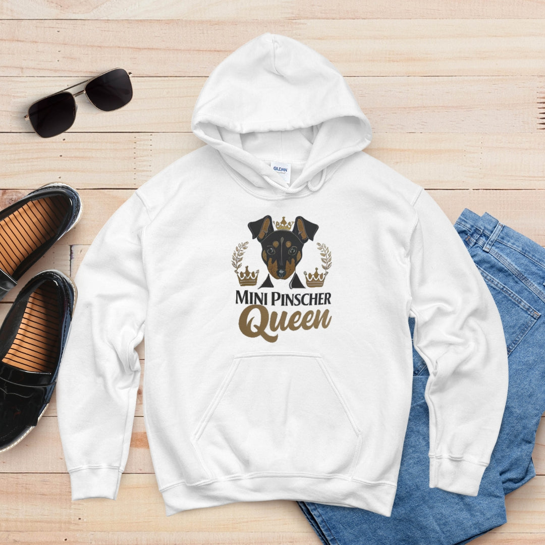 Mini Pinscher Queen Unisex Premium Hoodie